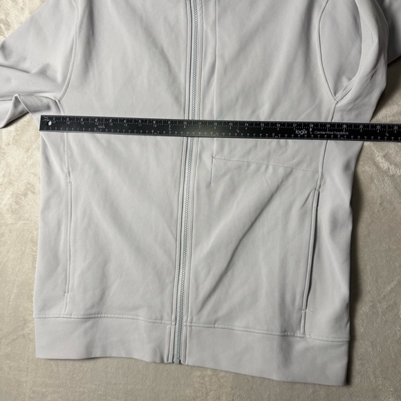 Lululemon Sojourn Jacket Men’s L Sea Salt Gray Full Zip - Picture 11 of 13